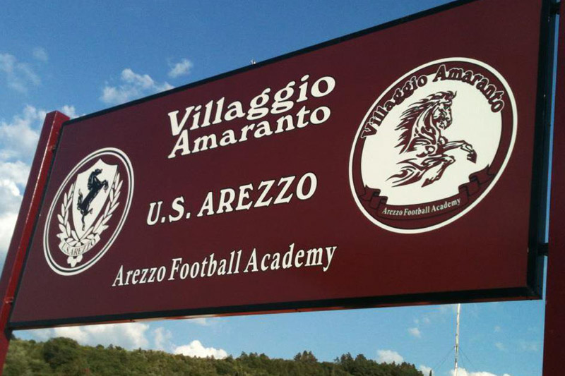 il Villaggio Amaranto ospita le giovanili dell'Arezzo